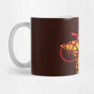 Red Bike Star Mug